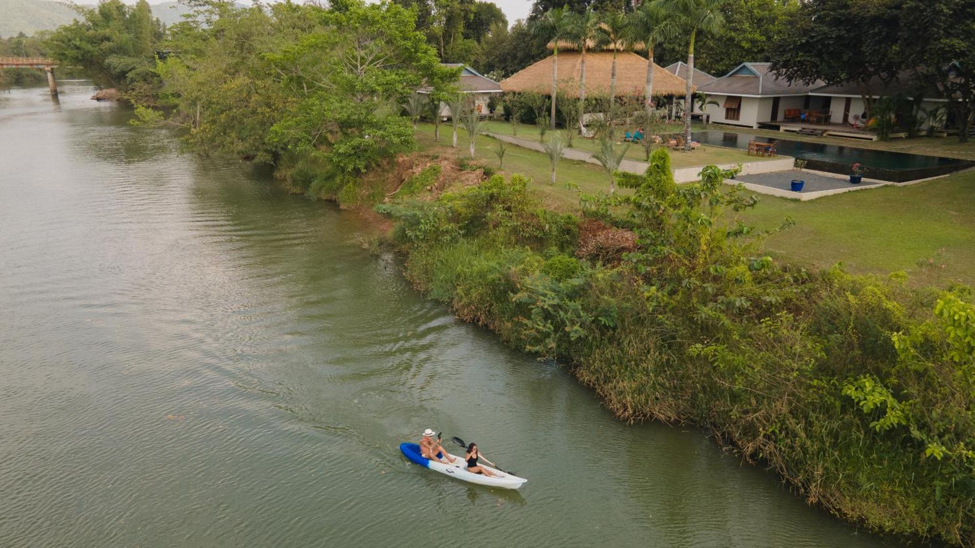 Khla Lodge Kampot Bagian luar foto